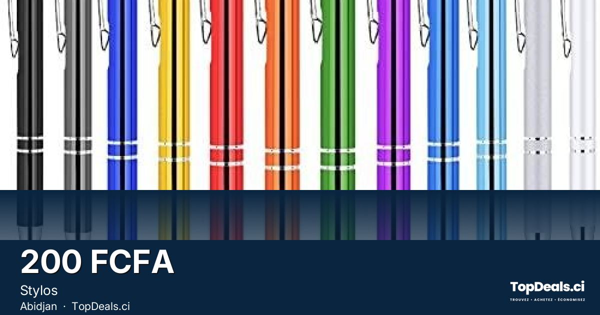 Aperçu du partage – Stylos