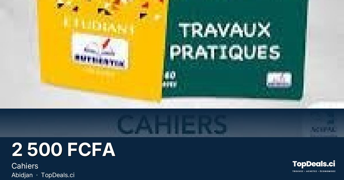 Aperçu du partage – Cahiers