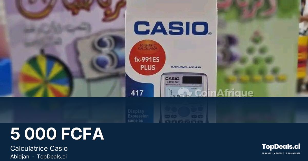 Aperçu du partage – Calculatrice Casio