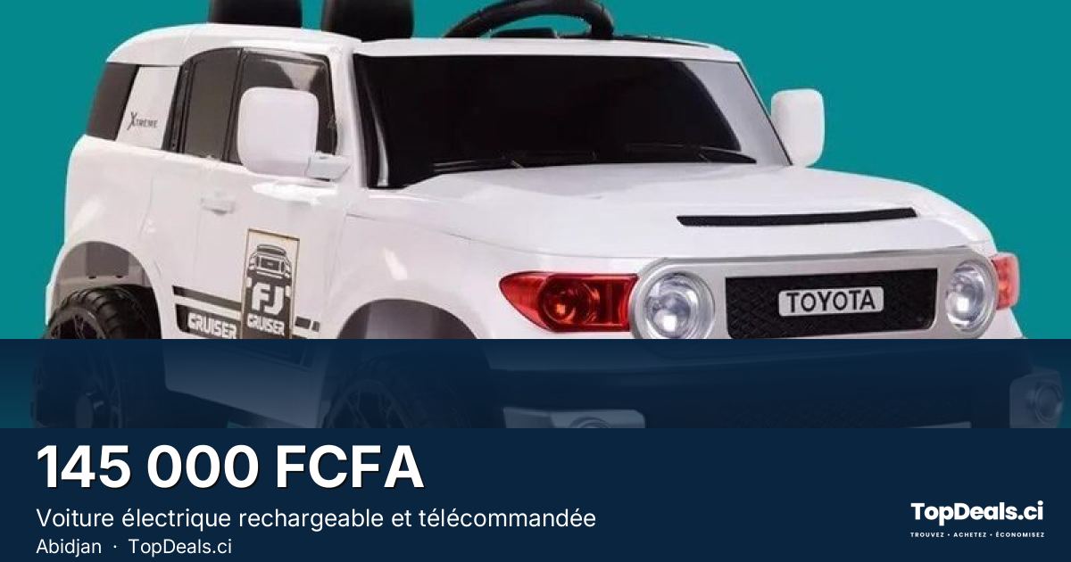 Aperçu du partage – Voiture électrique rechargeable et télécommandée