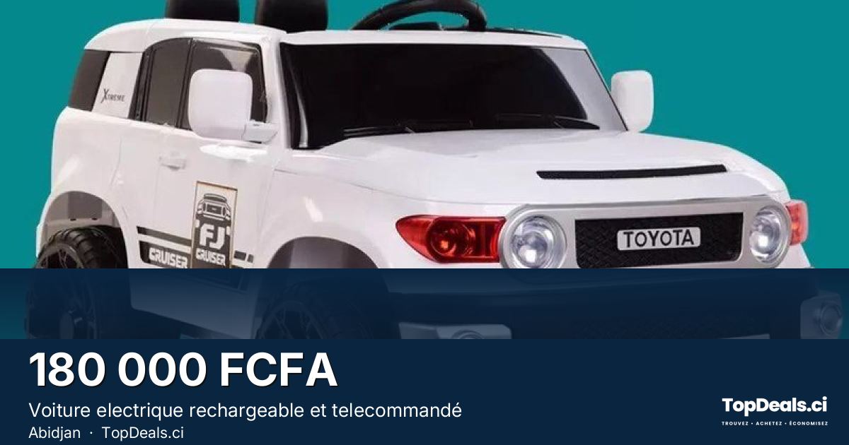 Aperçu du partage – Voiture electrique rechargeable et telecommandé