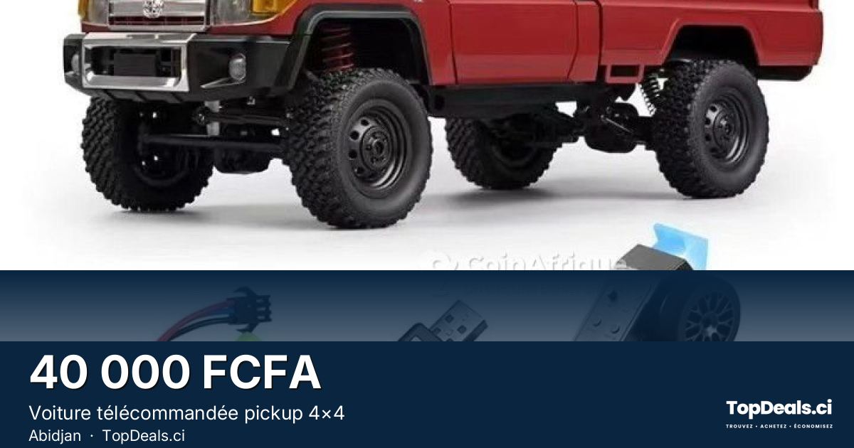 Aperçu du partage – Voiture télécommandée pickup 4×4
