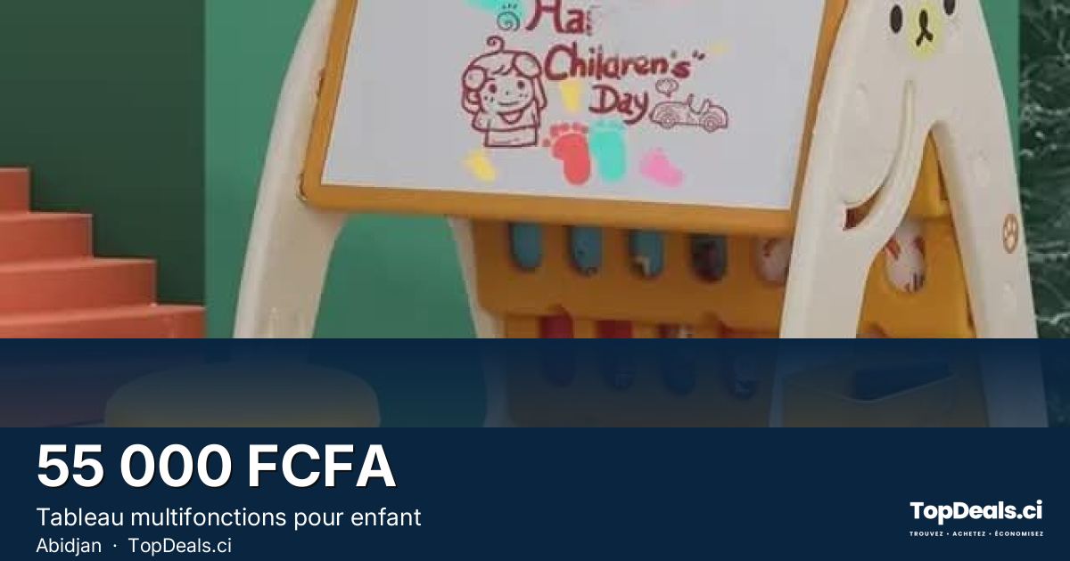 Aperçu du partage – Tableau multifonctions pour enfant