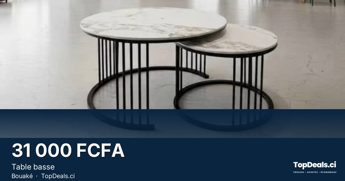 Aperçu du partage – Table basse