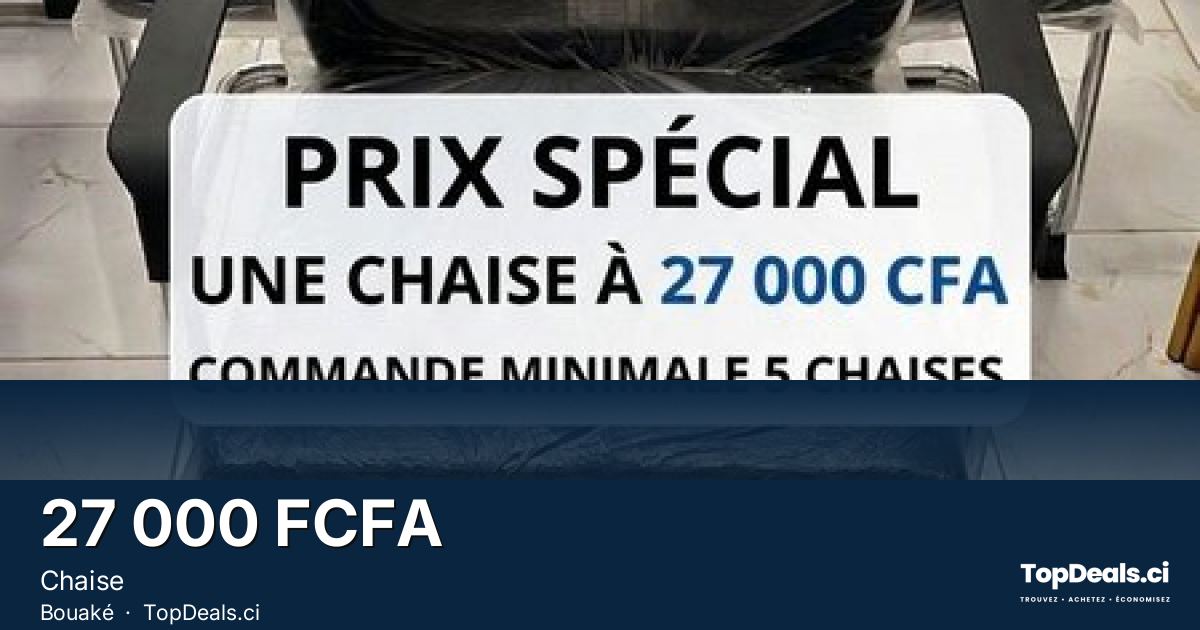 Aperçu du partage – Chaise