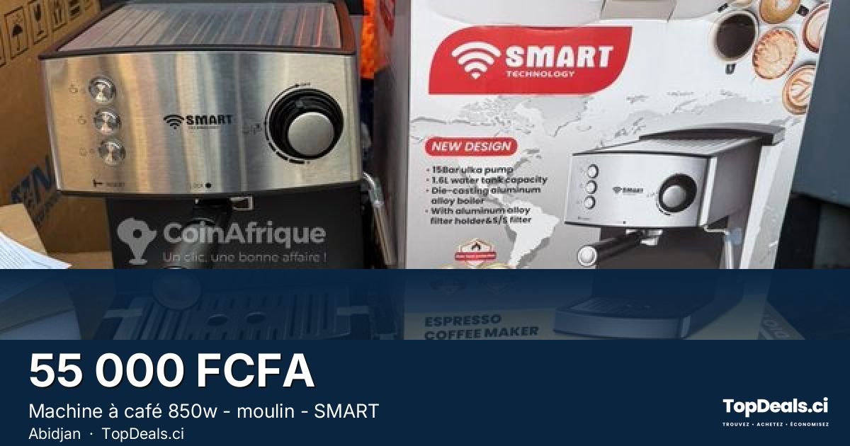 Aperçu du partage – Machine à café 850w - moulin - SMART