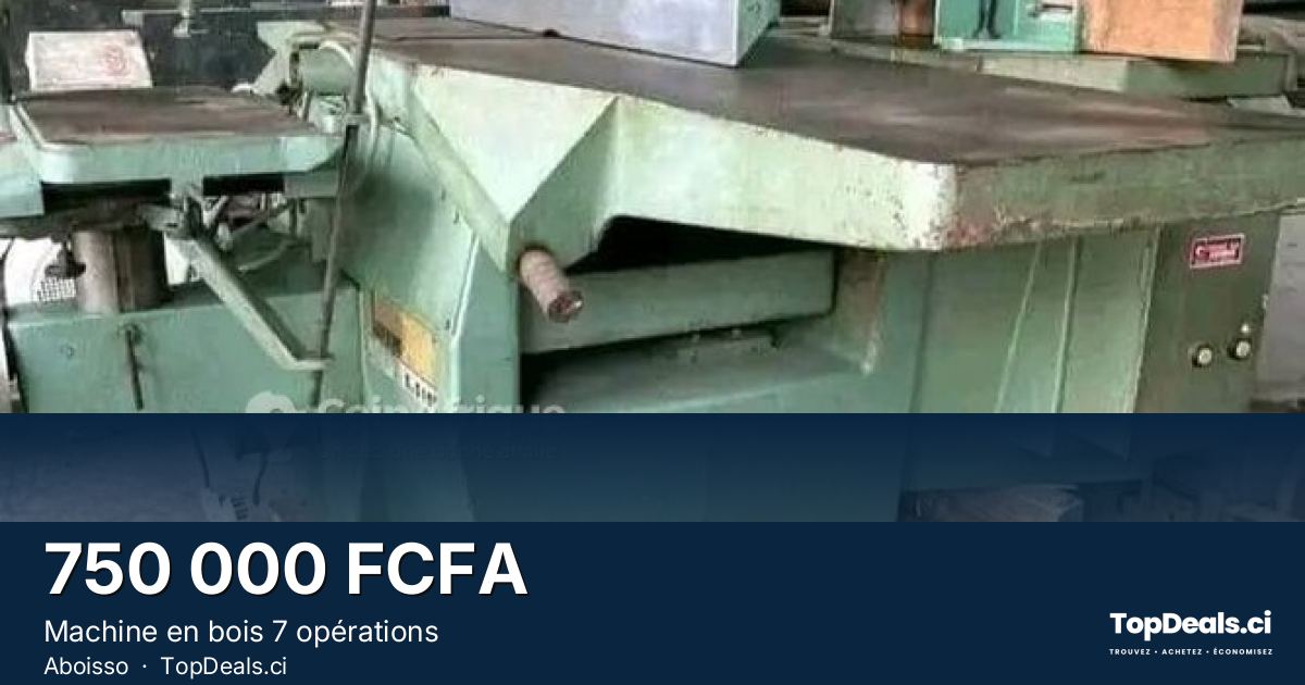 Aperçu du partage – Machine en bois 7 opérations