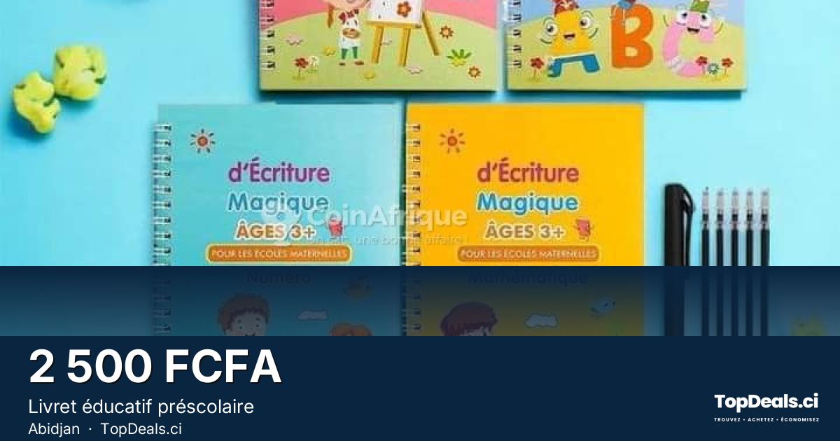 Aperçu du partage – Livret éducatif préscolaire
