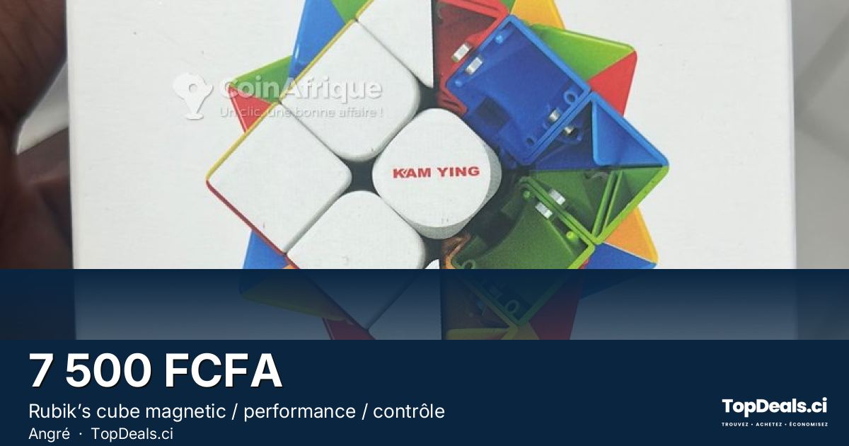 Aperçu du partage – Rubik’s cube magnetic / performance / contrôle