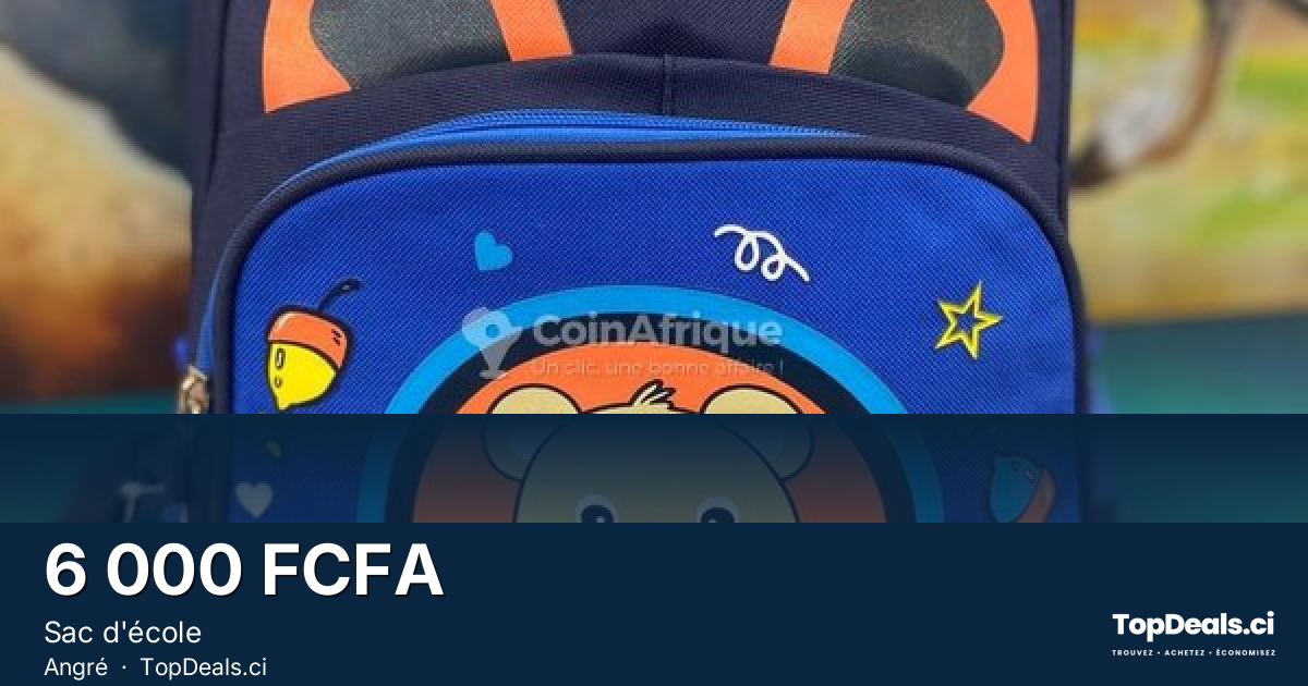 Aperçu du partage – Sac d'école