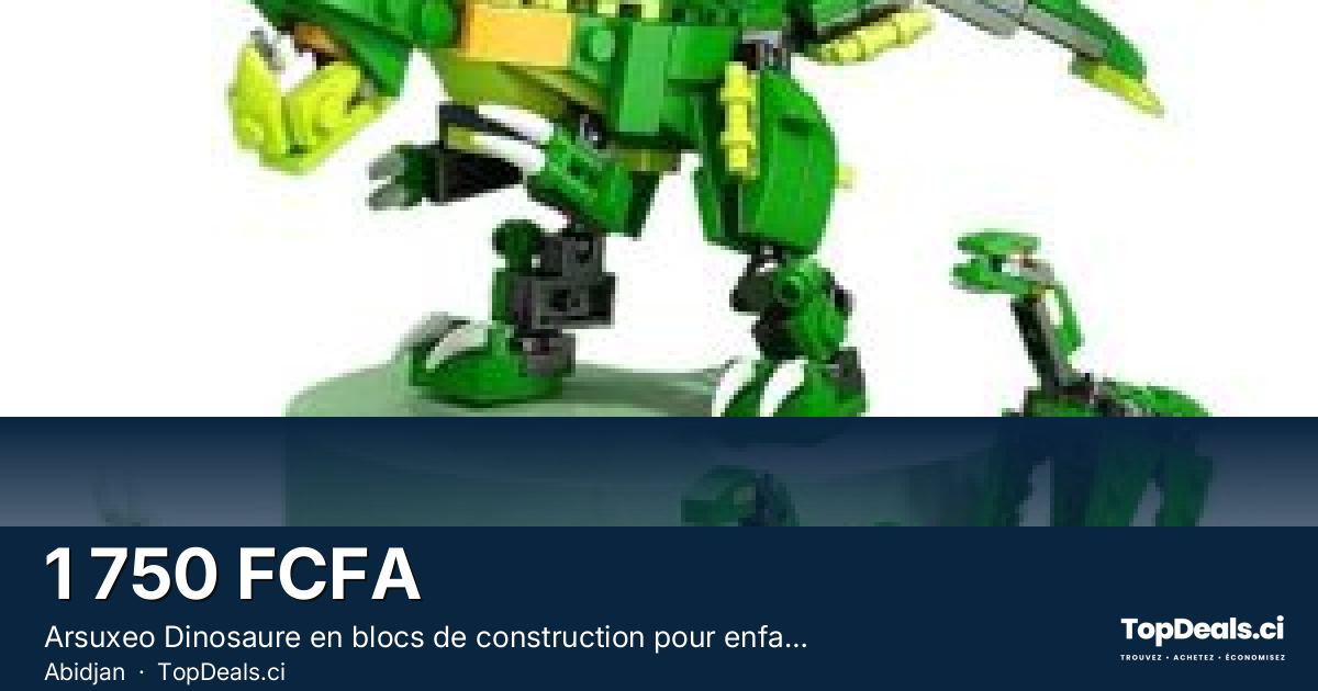 Aperçu du partage – Arsuxeo Dinosaure en blocs de construction pour enfants Tynosaurus Rex Jouets pour enfants