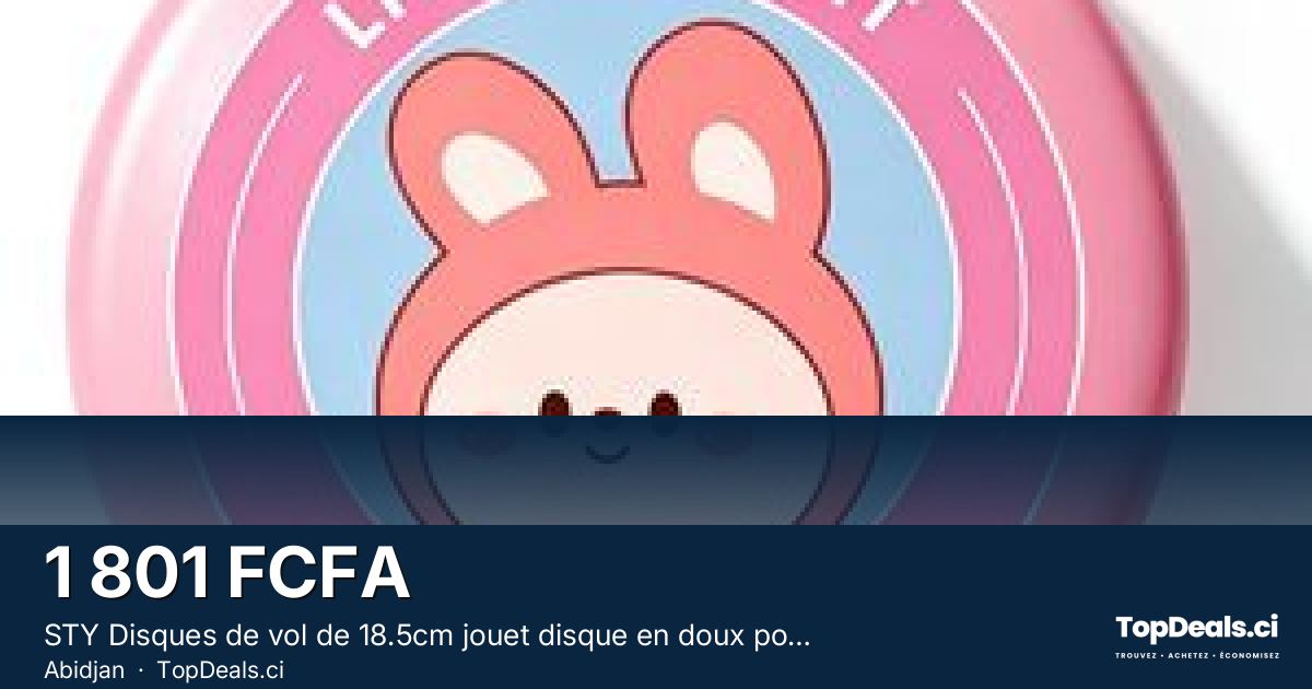 Aperçu du partage – STY Disques de vol de 18.5cm jouet disque en doux pour enfants pelouse extérieure jeux disques