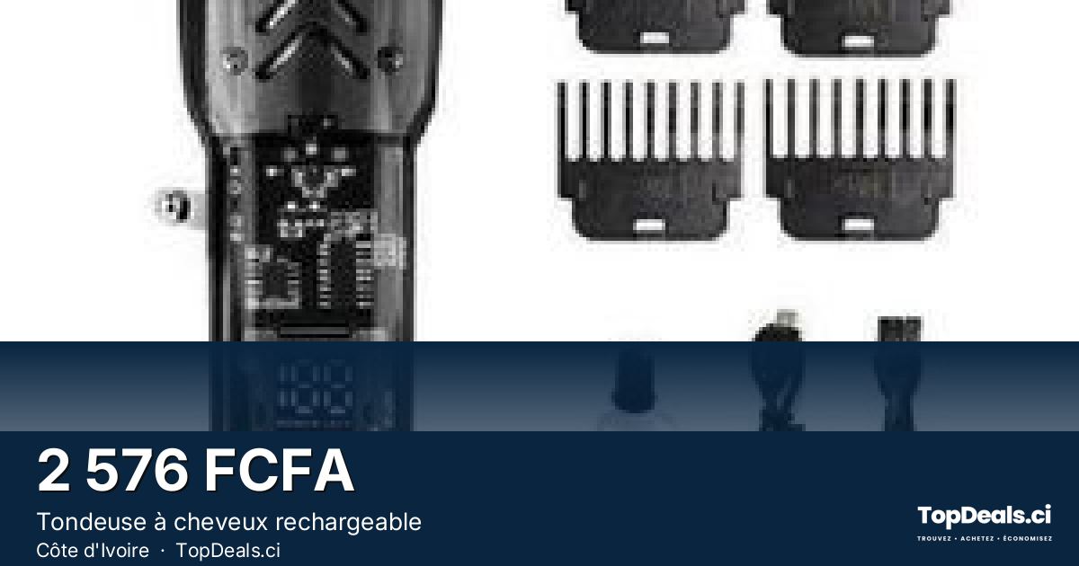 Aperçu du partage – Tondeuse à cheveux rechargeable