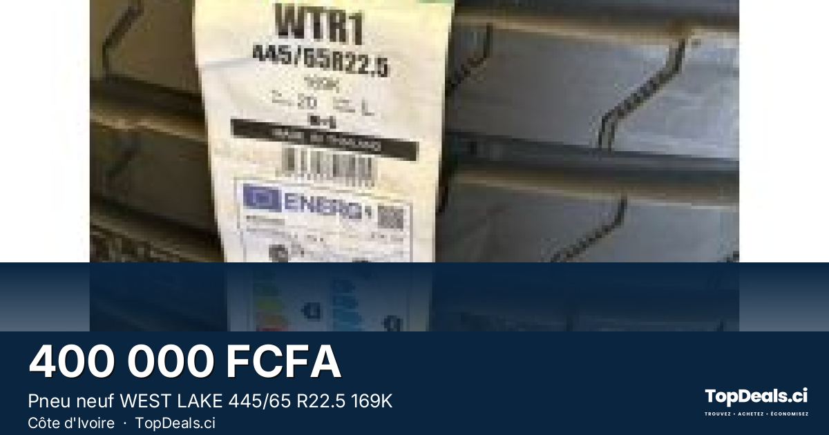 Aperçu du partage – Pneu neuf WEST LAKE 445/65 R22.5 169K