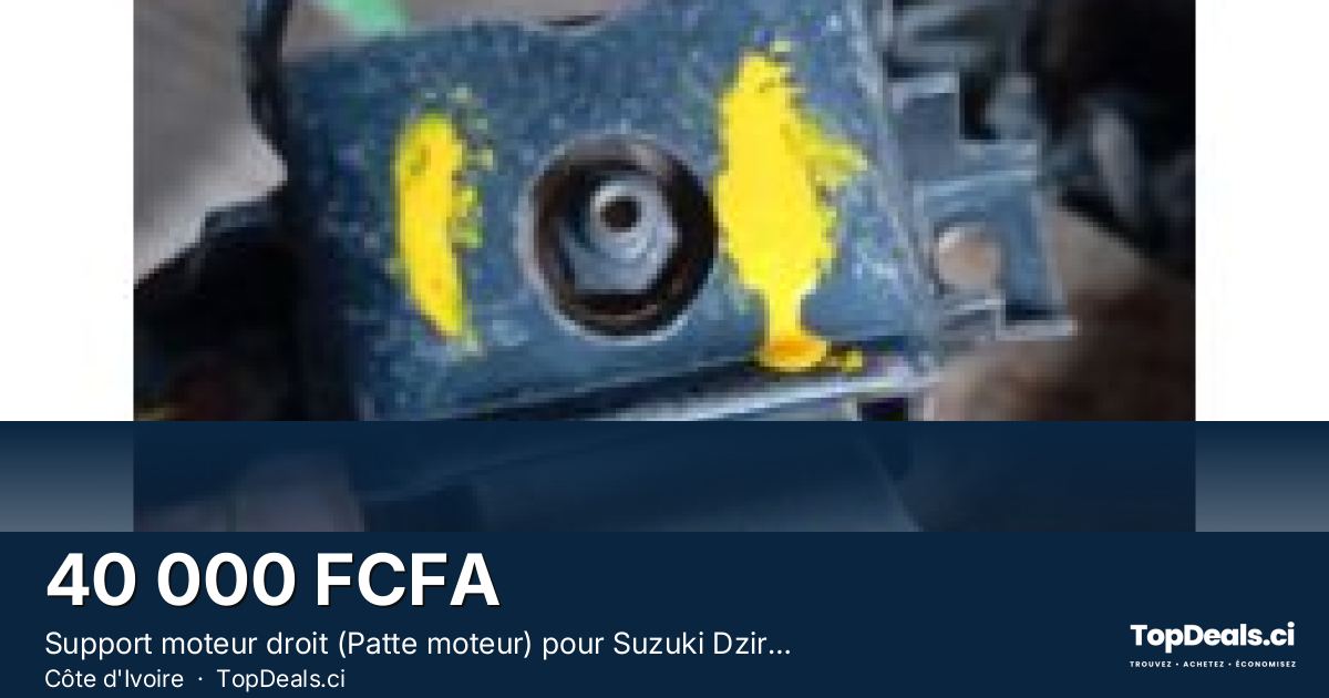 Aperçu du partage – Support moteur droit (Patte moteur) pour Suzuki Dzire