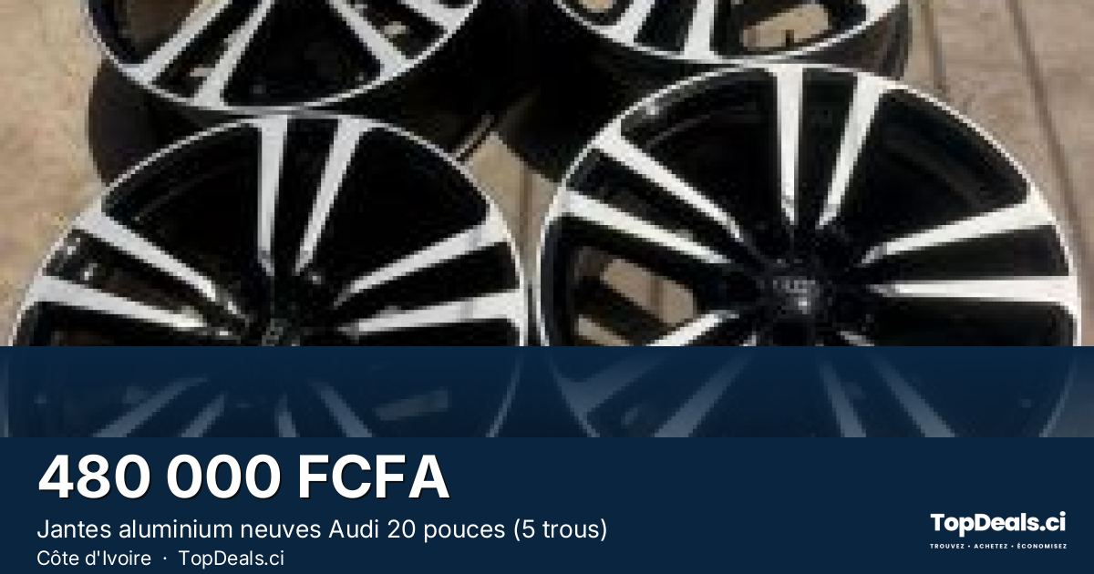 Aperçu du partage – Jantes aluminium neuves Audi 20 pouces (5 trous)