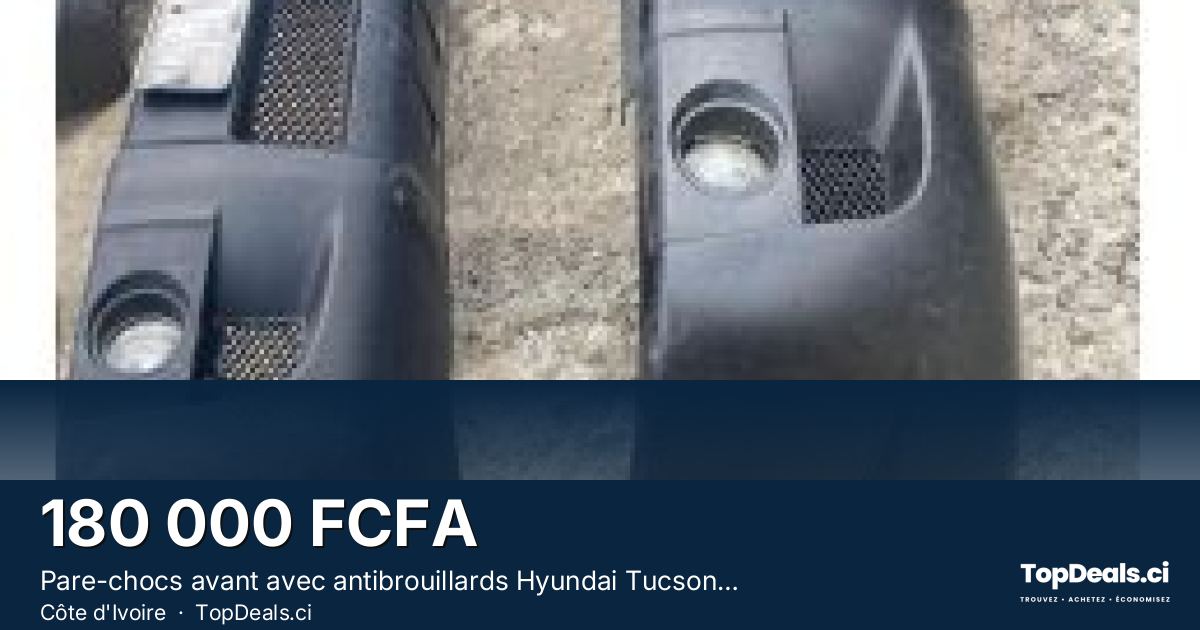 Aperçu du partage – Pare-chocs avant avec antibrouillards Hyundai Tucson (2004-2010)