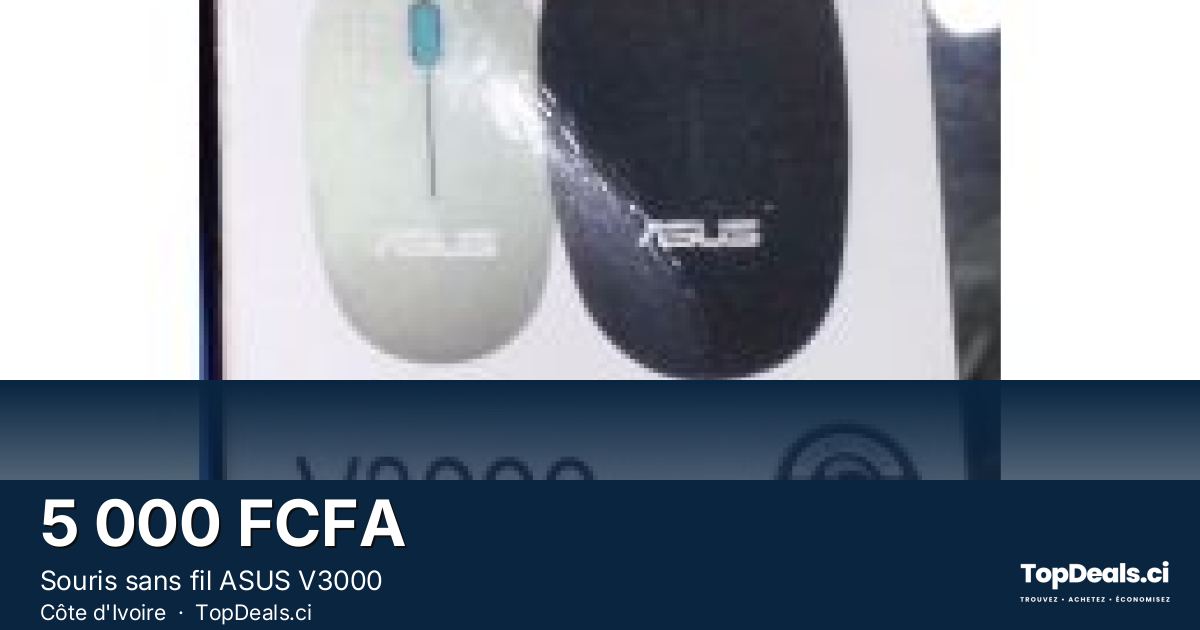 Aperçu du partage – Souris sans fil ASUS V3000