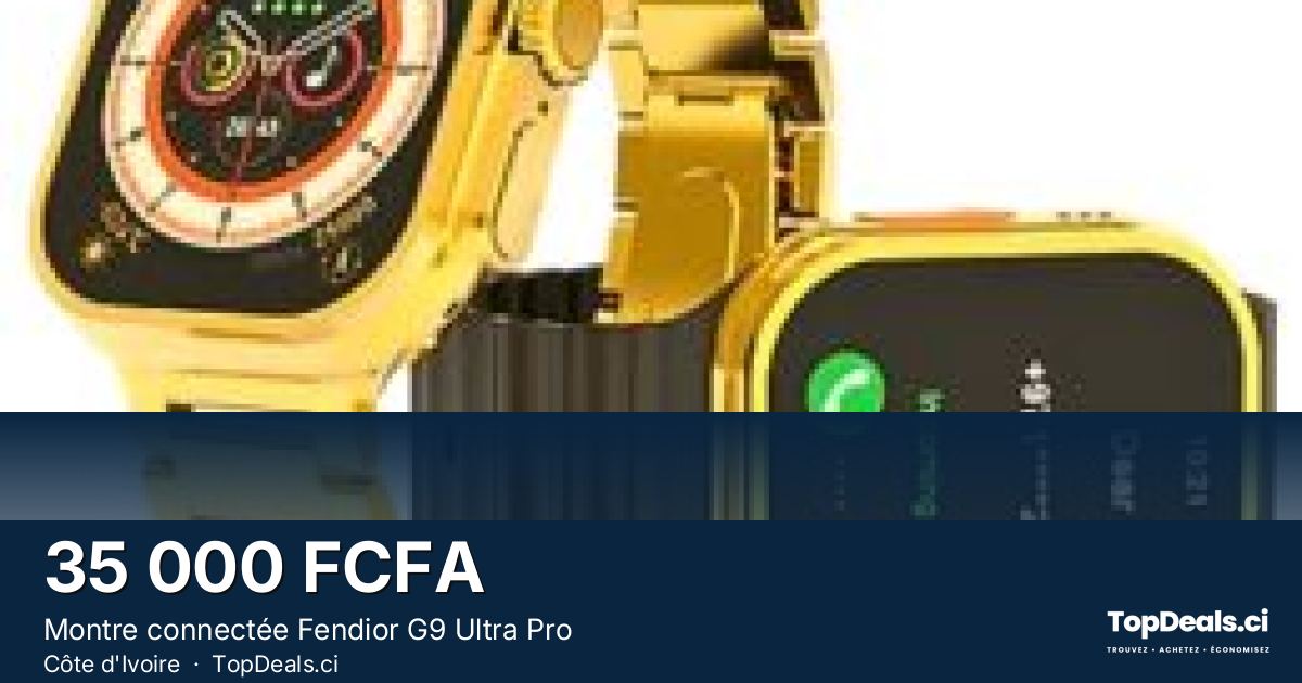 Aperçu du partage – Montre connectée Fendior G9 Ultra Pro