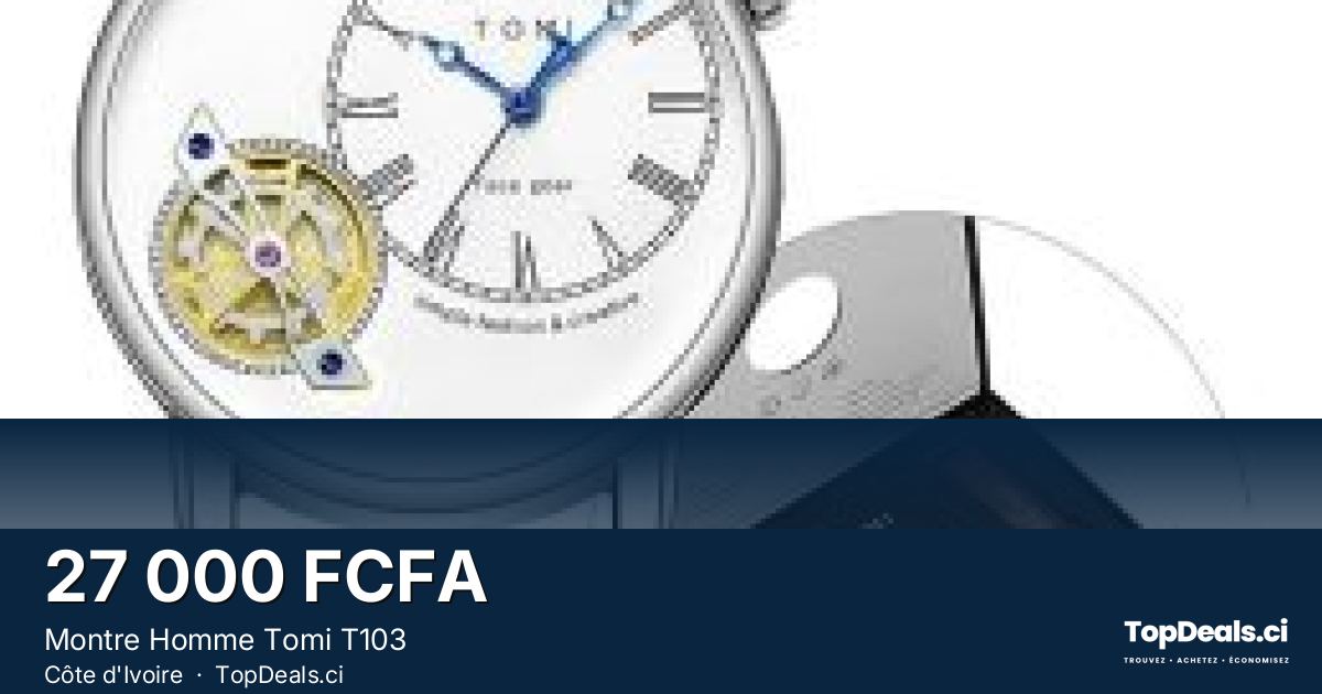 Aperçu du partage – Montre Homme Tomi T103