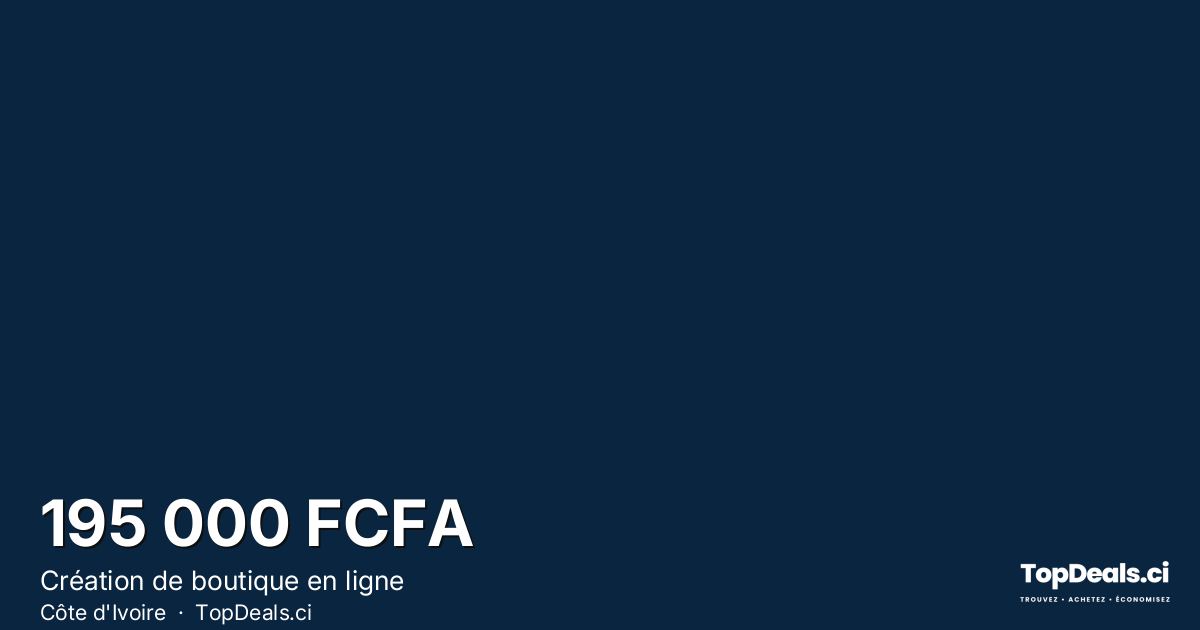 Aperçu du partage – Création de boutique en ligne