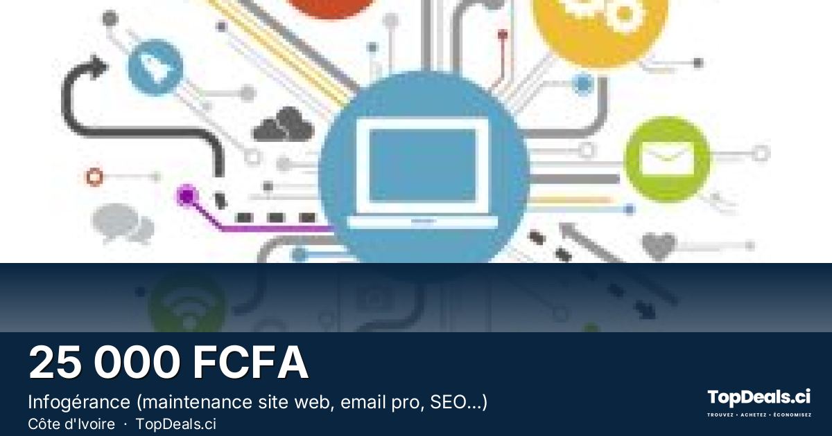 Aperçu du partage – Infogérance (maintenance site web, email pro, SEO…)
