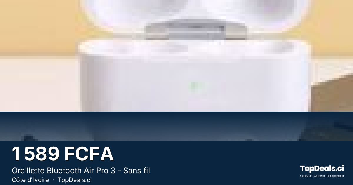 Aperçu du partage – Oreillette Bluetooth Air Pro 3 - Sans fil
