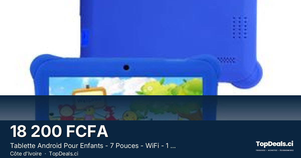 Aperçu du partage – Tablette Android Pour Enfants - 7 Pouces - WiFi - 1 Go + 16 Go