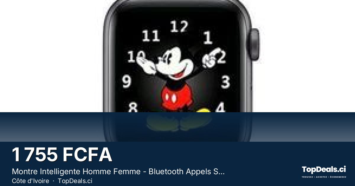 Aperçu du partage – Montre Intelligente Homme Femme - Bluetooth Appels Sport Fitness