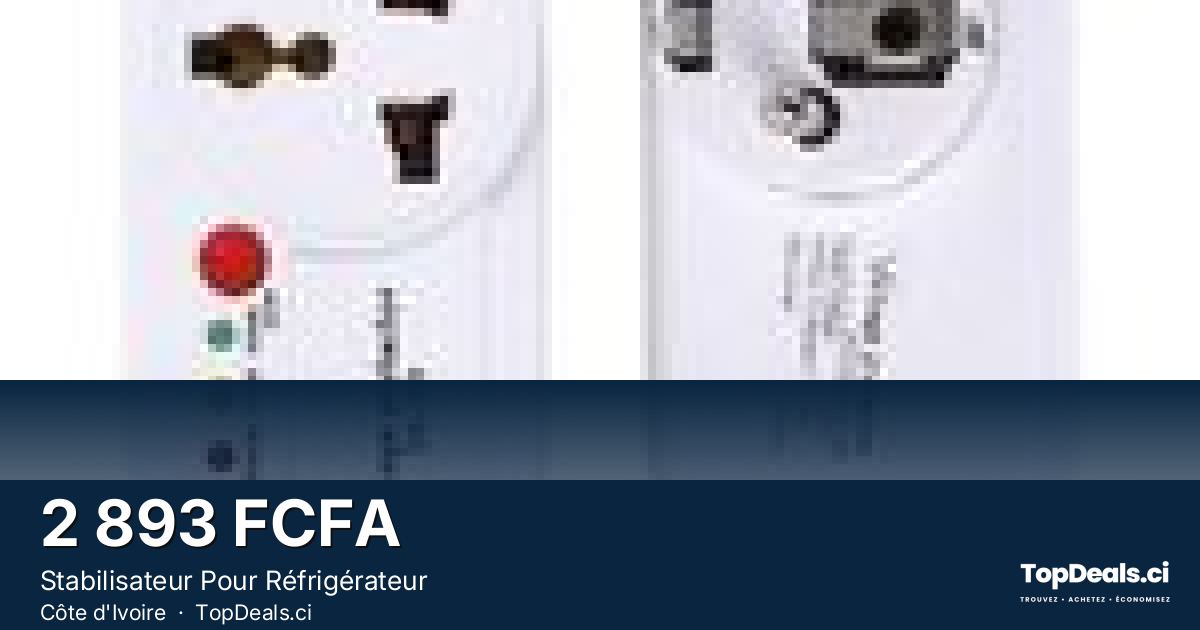Aperçu du partage – Stabilisateur Pour Réfrigérateur