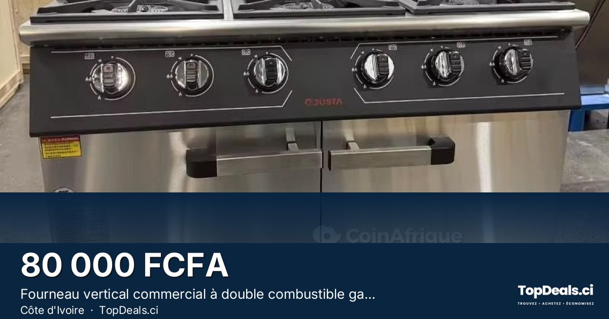Aperçu du partage – Fourneau vertical commercial à double combustible gaz et él