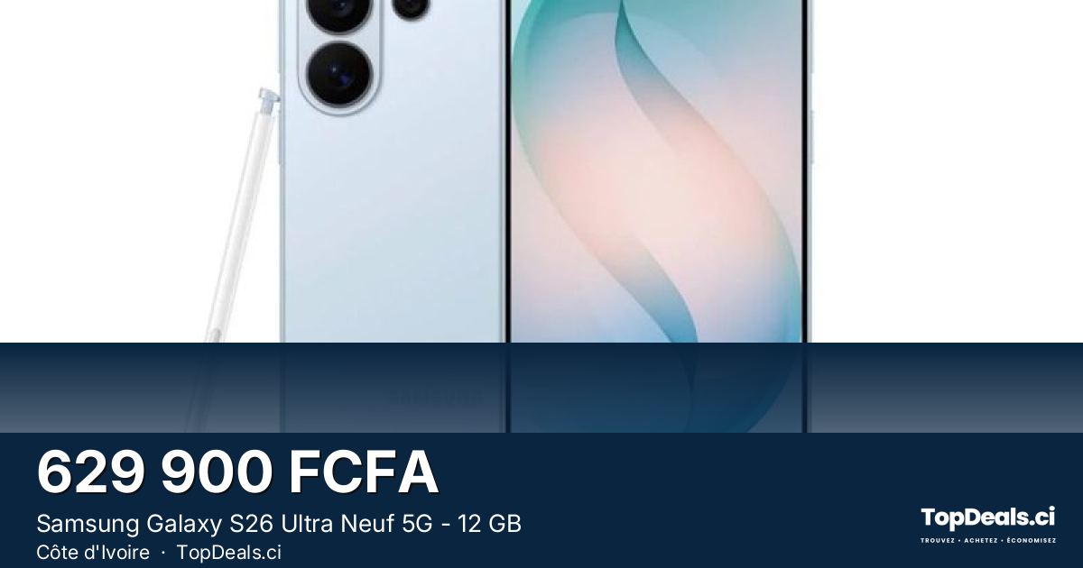 Aperçu du partage – Samsung Galaxy S26 Ultra Neuf 5G - 12 GB