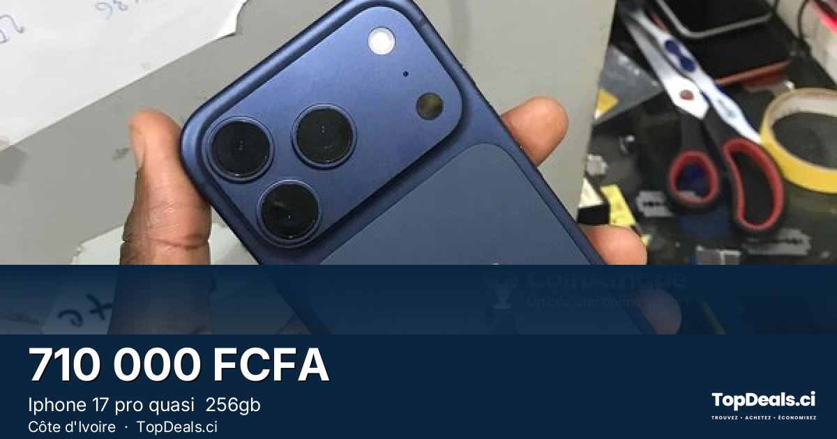 Aperçu du partage – Iphone 17 pro quasi  256gb