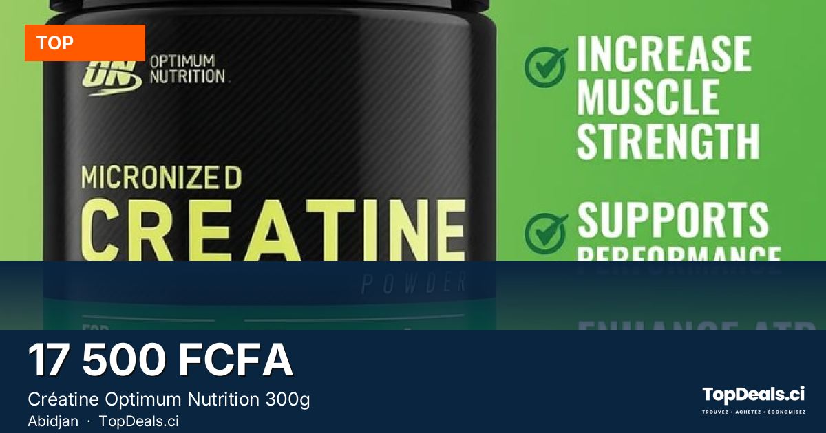 Aperçu du partage – Créatine Optimum Nutrition 300g