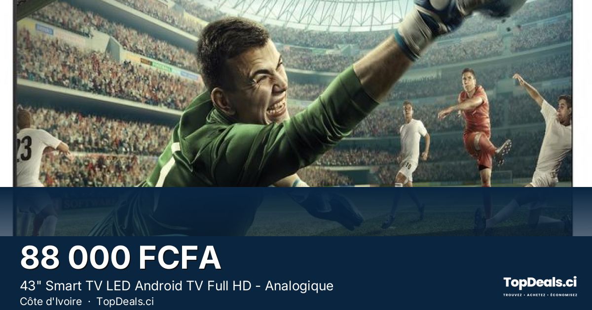 Aperçu du partage – 43" Smart TV LED Android TV Full HD - Analogique