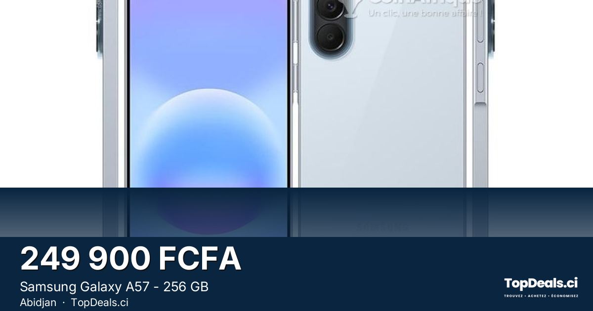 Aperçu du partage – Samsung Galaxy A57 - 256 GB