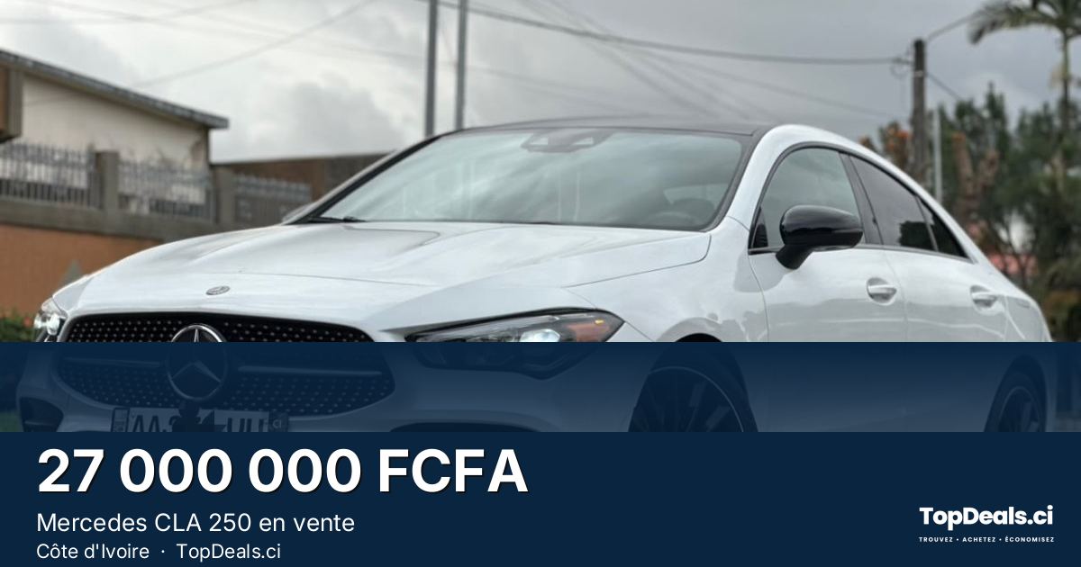 Aperçu du partage – Mercedes CLA 250 en vente