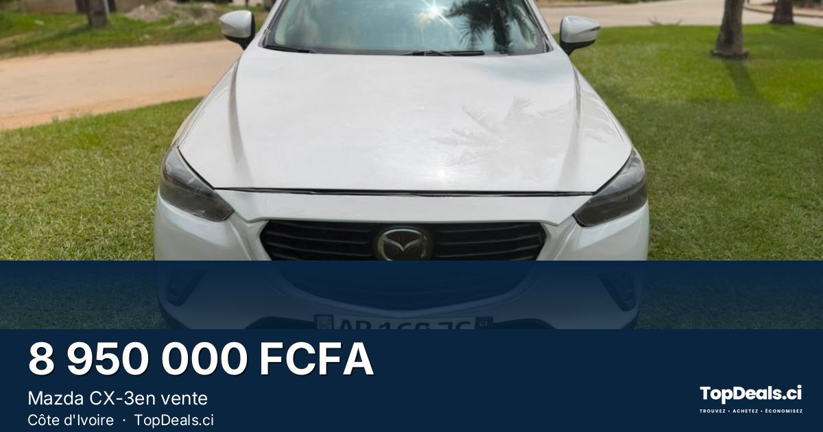 Aperçu du partage – Mazda CX-3en vente