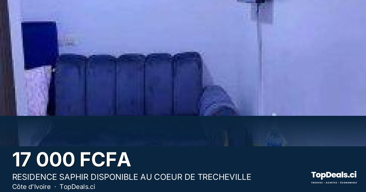 Aperçu du partage – RESIDENCE SAPHIR DISPONIBLE AU COEUR DE TRECHEVILLE