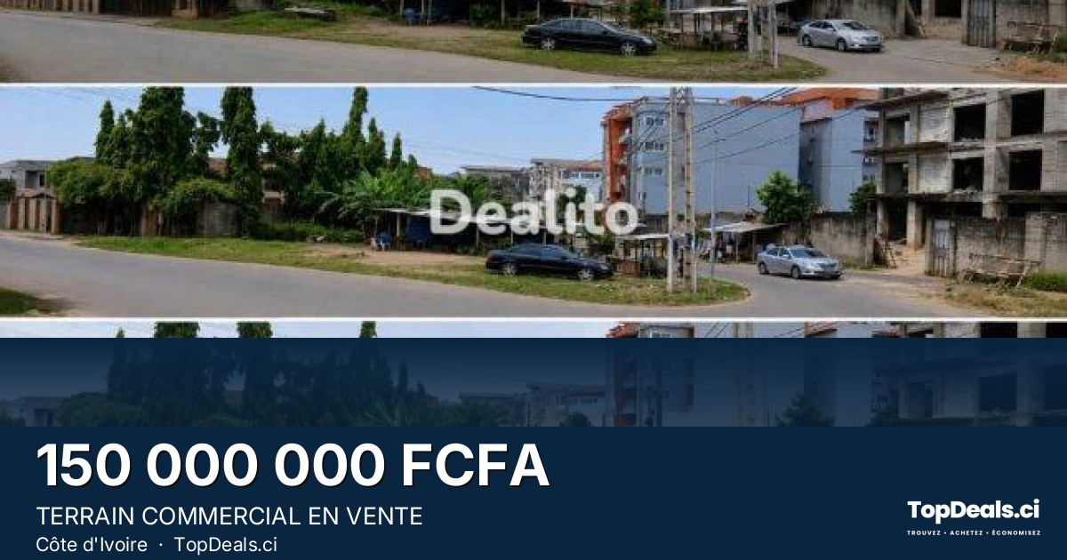 Aperçu du partage – TERRAIN COMMERCIAL EN VENTE