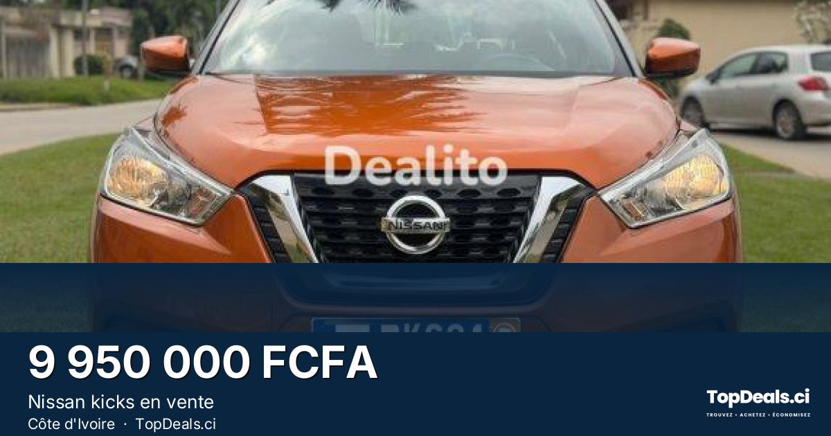 Aperçu du partage – Nissan kicks en vente