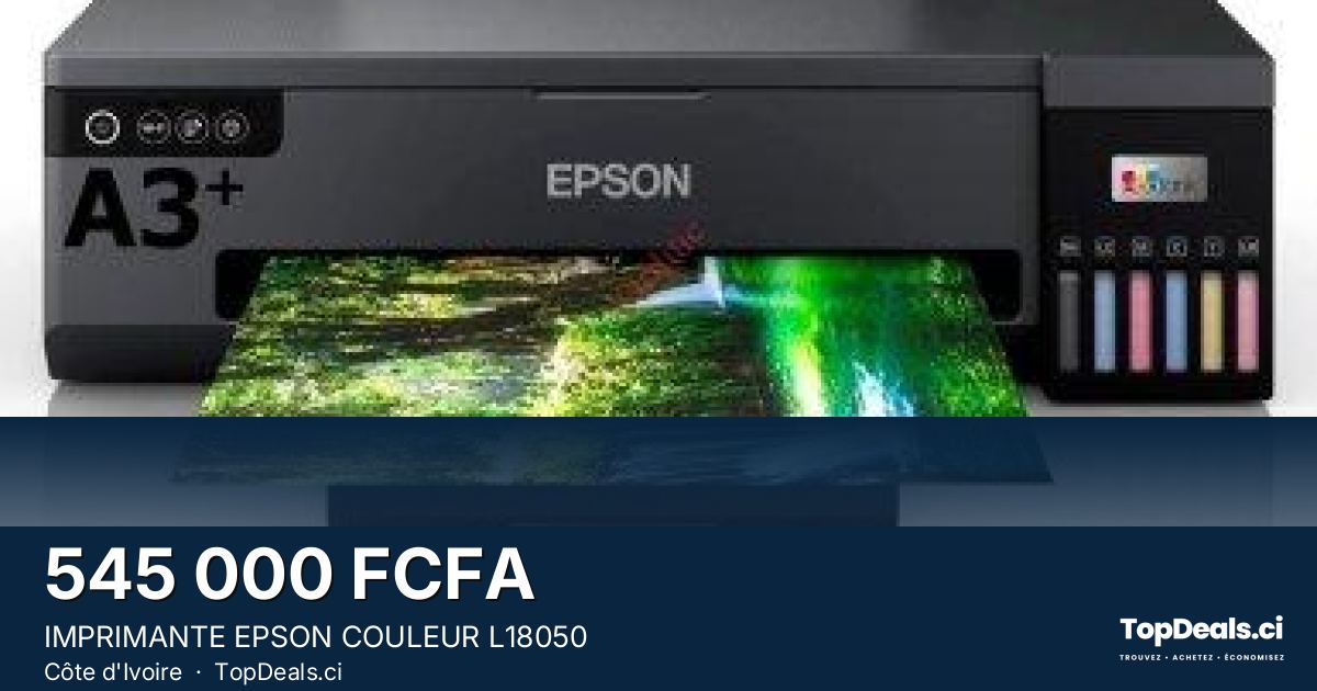 Aperçu du partage – IMPRIMANTE EPSON COULEUR L18050