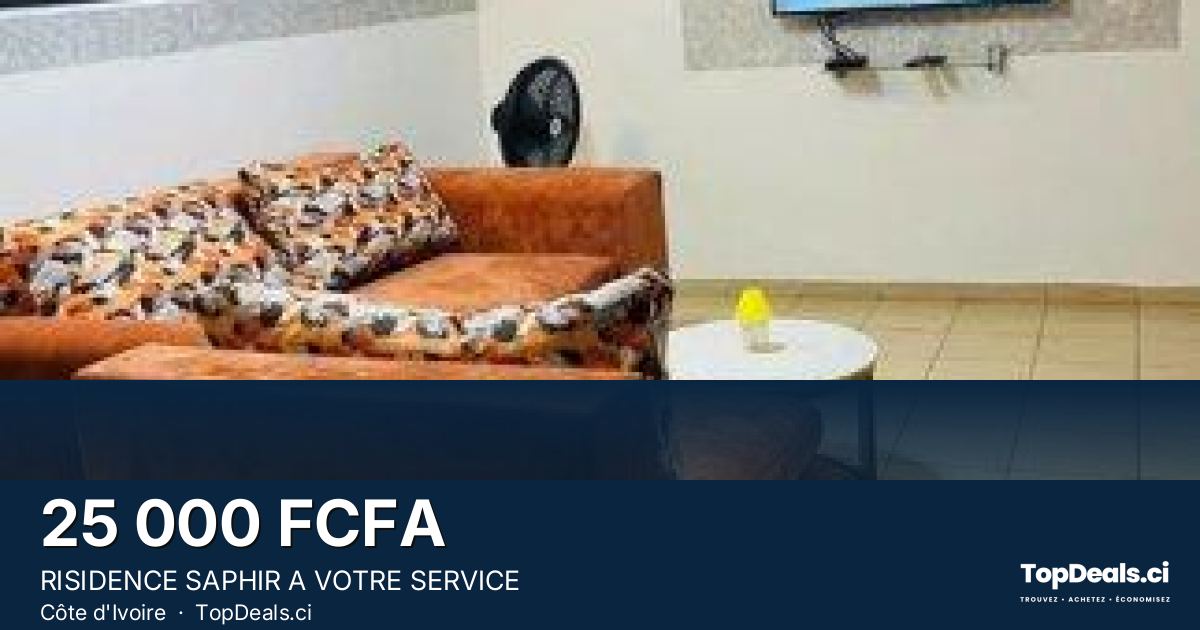 Aperçu du partage – RISIDENCE SAPHIR A VOTRE SERVICE