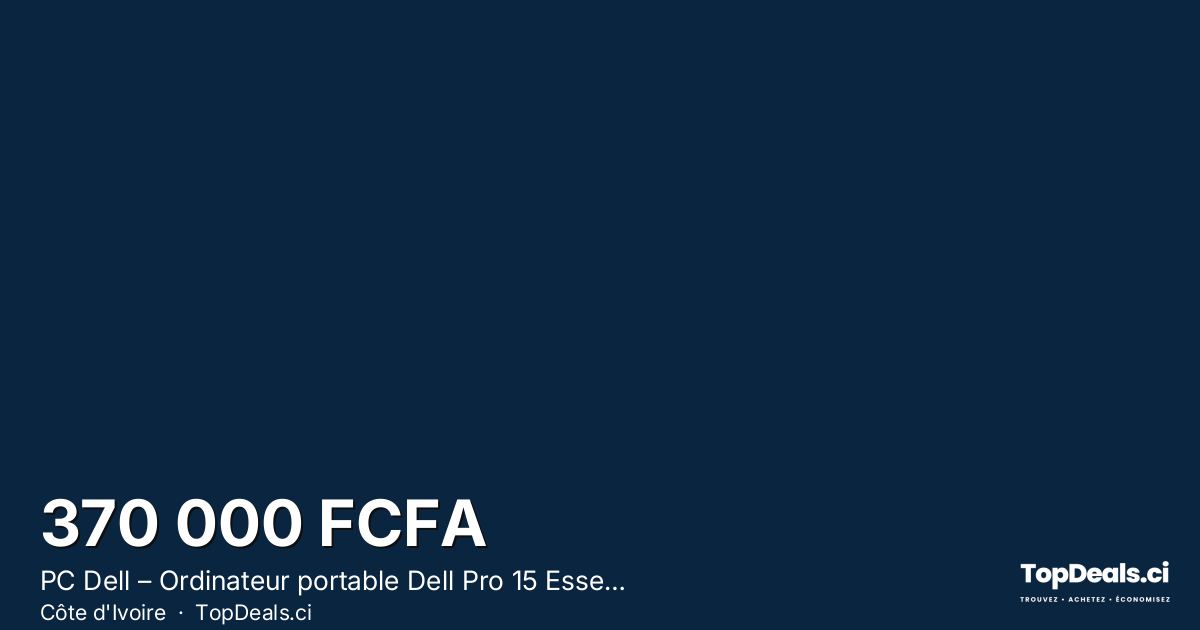 Aperçu du partage – PC Dell – Ordinateur portable Dell Pro 15 Essential – Core i5-1334U – 8 Go RAM – SS