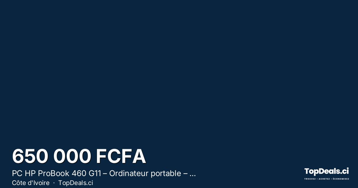 Aperçu du partage – PC HP ProBook 460 G11 – Ordinateur portable – Core Ultra 7 155U – 16Go RAM – Stocka