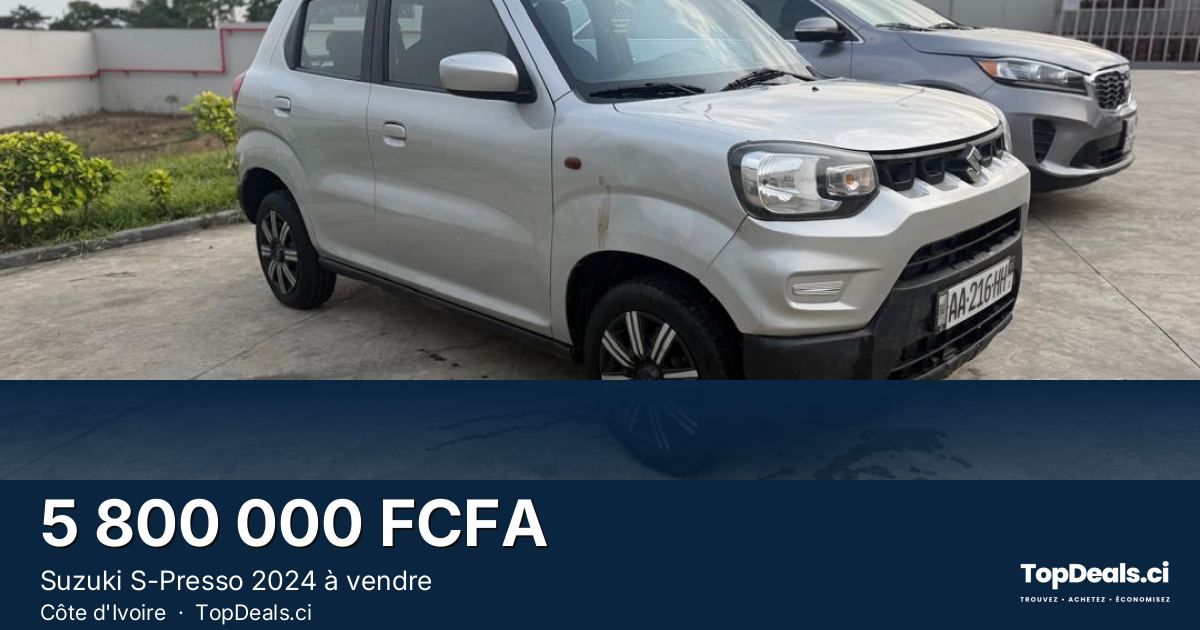 Aperçu du partage – Suzuki S-Presso 2024 à vendre