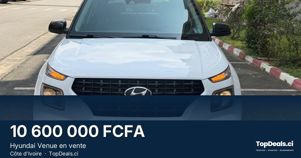 Aperçu du partage – Hyundai Venue en vente