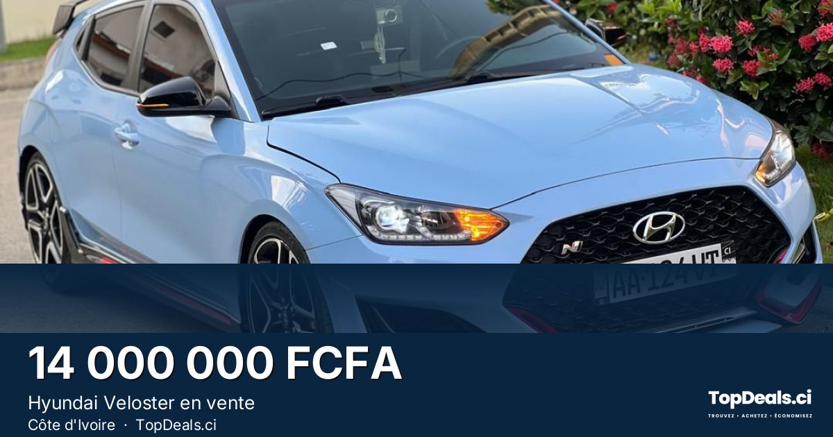 Aperçu du partage – Hyundai Veloster en vente