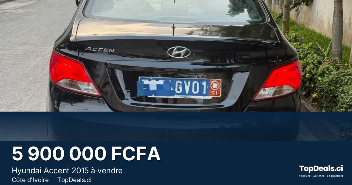 Aperçu du partage – Hyundai Accent 2015 à vendre