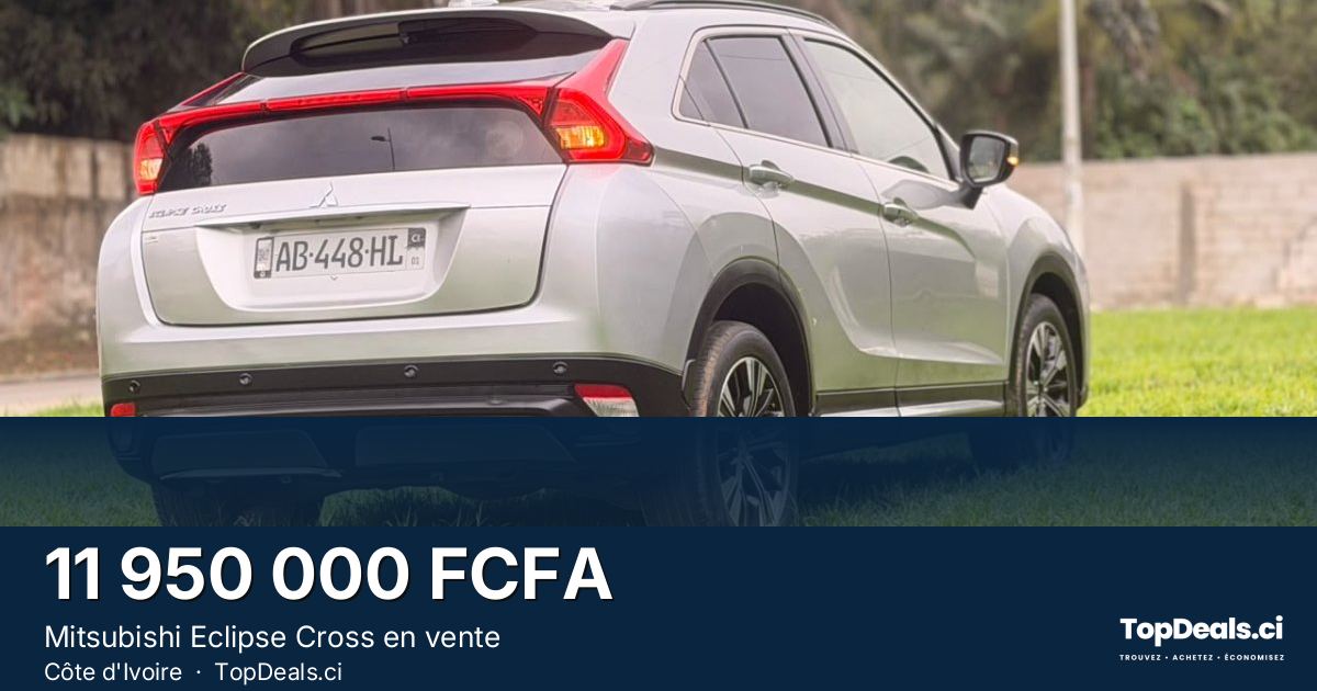 Aperçu du partage – Mitsubishi Eclipse Cross en vente